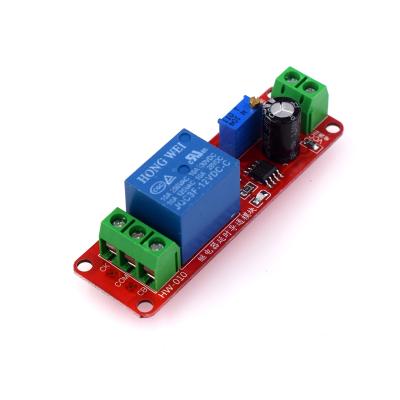 China NE555 Timer Switch Adjustable Module DC 12V Delay Relay 0~10S Time Delay Shield hw-010 HW-010 for sale