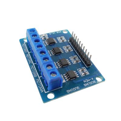 China HG7881 6*4cm Smart DC Motor Drive Board Motor Drive Module Car 4 Way Drive 4 Way Four Way for sale