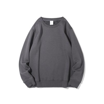 China hot sale oversized women fleece 350GSM anti-wrinkle fleece sweatshirt women high quality thick round neck long sleeve for sale