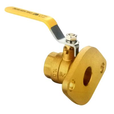 China General Midline Valve Forged Brass Isolation Ball Valve With Water Shutoff, Flow Control In The Pipeline, Sweat Connection for sale