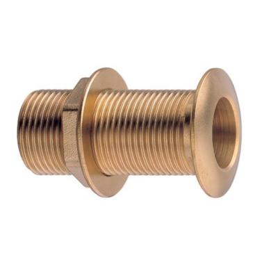 China Fitting Through The Hull Vessel BSP Boat Connection Brass Skin for sale