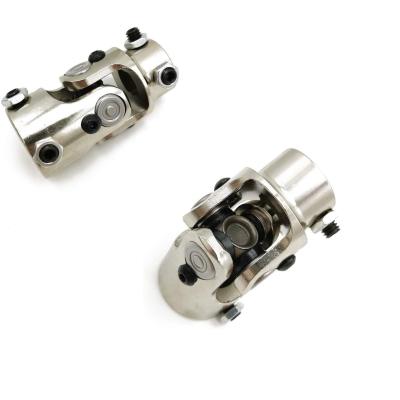 China Car 3/4 DD x 1 DD Nickel Plating Steel Universal Axle Single U Steering Joint Max Working Angle 35 Degree Overall Length: 83mm for sale