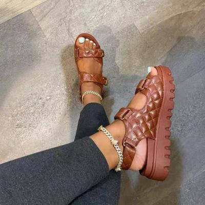 China PU Midsole Platform Shoes Sandals Outdoor, Ankle Strap, Cross-Strap Casual Daily Life for sale