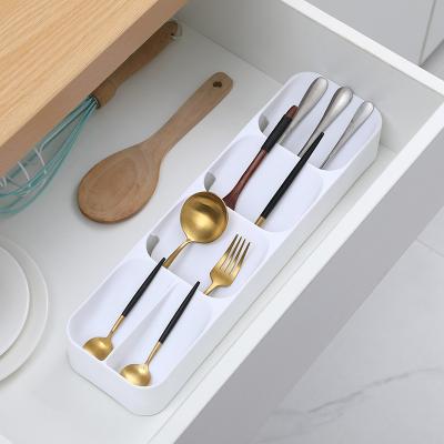 China Creative Stackable Kitchen Drawer Storage Kitchen Tableware Matching Box Multifunctional Matching Cutlery Box for sale