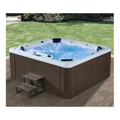 China High Quality Modern Outdoor Spa Lazy Whirlpool Bathtub Massage Garden Acrylic Hot Tub for sale