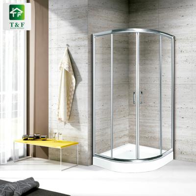 China Shower Room With Cheap Bathroom 8mm Tempered Glass Single Shower Enclosure Arch Pedestal Shower Enclosure Outdoor Corner Rooms for sale