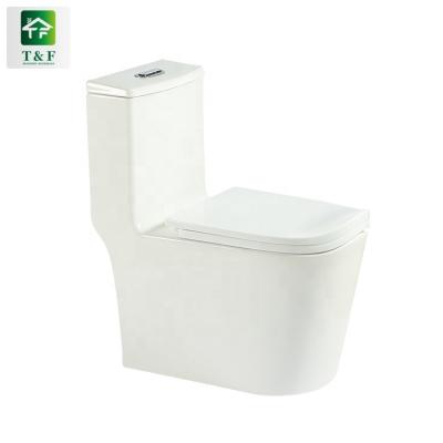 China Strap Types Toilet Bowl Double-Flow Function Strap Siphon Oval Toilet Bowl Lavatory Flush High Quality One-Piece Toilet for sale