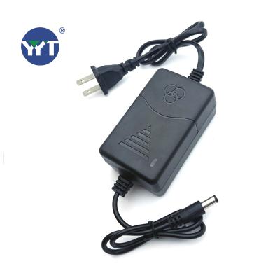 China CCTV Camera Led Strip 100-240V Input 12V 2A Output Dual Cable EU/USA Plug In 24W CCTV Power Adapter for sale