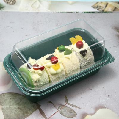 China Vacuum Formed Blister customized PET plastic cake storage box for sale