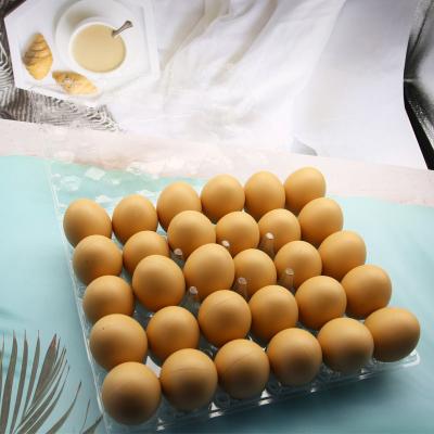 China plastic clear PET 30 holes chicken egg tray packaging for sale