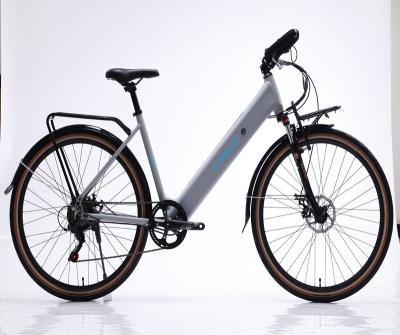 China 700C 27inch Alum-alloy 700C 27inch Electric European Alum-alloy Electric Bike 36v 250W Motorhome City Lady Lithium Ebike for sale