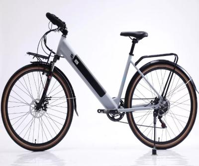 China Aluminum alloy ebike 700C 27inch Alum-alloy36v 250W electric city motorhome bike for sale