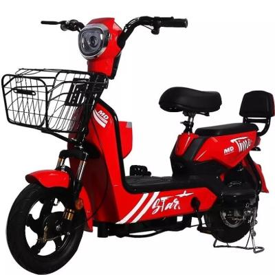 China High Quality Electric Scooter 350w 2 Wheel Electric Bike Aluminum Alloy Lead Acid Battery Bike Scooter/Electric Moped With Pedals Motorcycle for sale