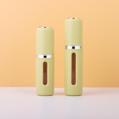 China Cosmetic 5ml 8ml Portable Mini Perfume Atomizer Refillable Perfume Bottles Perfume Atomizer Spray Bottle Travel Sized Metal Aluminum Body for sale