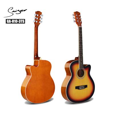 China Linden Factory Direct Supply Simger's Acoustic Guitar For Beginner Cost Effective String Instruments for sale