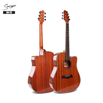 China Sapele GN-25 good price inventor popular guitar, sapele wood guitar, best wood for guitar for sale