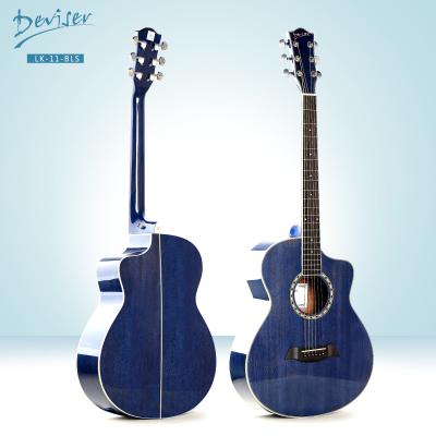 China Chinese Colorful A Shaple Cutaway Guitar Inventor Wholesale Acoustic Guitars For Sale for sale