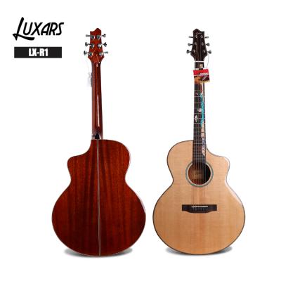 China Beach JF Body Shape LX-1 Luxars Fir Electric Acoustic Guitar Theme Brand New High Quality Solid Top Inlay for sale