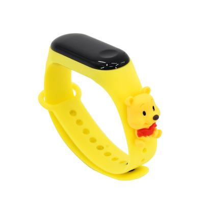 China Innovative waterproof digital watch children's automatic doll children's date boys and girls plastic contact strap watch for sale