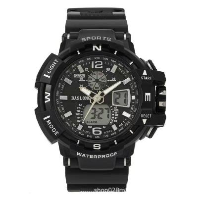 China New Design Maolaite 966 Alarm Men's Style Sport Watches Plastic Band Waterproof Automatic Watch for sale