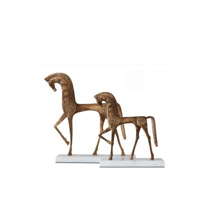 China Wall Home Decor Room Decor Home Decoration Metal Crafts Bronze Animal Sculpture Hot Sale for sale