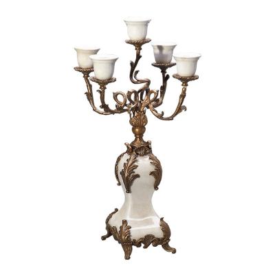 China 2020 Home Decor Room Decor Wall Decor Glazed JDSC Porcelain Ceramic Candlestick for sale