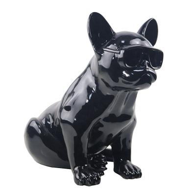 China lovely europe modem resin dog crafts and statue for home decoration china for sale