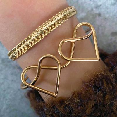 China High Quality 2 Pcs/Set Bohemia Fashionable European American Love Wheat Double Ears Chain Bangle Set Bracelet Set Holiday Jewelry for sale