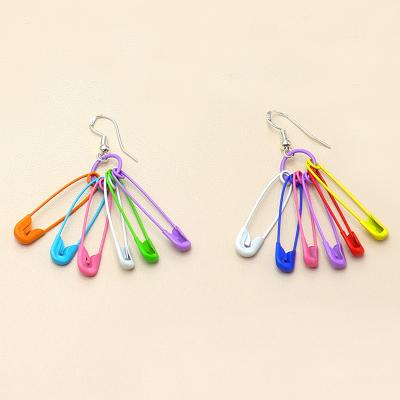 China 2 Pcs High Quality/Madame Exquisite Fashion Party Creative Multi Accessories Pin Pendant Stud Long Earring Women Personality Set Earrings for sale