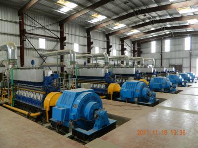 China Water Cooling Generating Sets HFO Fired Power Plant 11KV / 750Rpm for sale