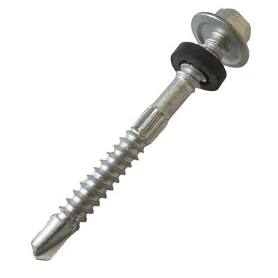 China YZ-S003 HEX Building Roofing Screws with Tornillos Hexagonal Head Self Seals Drilling Screws for sale