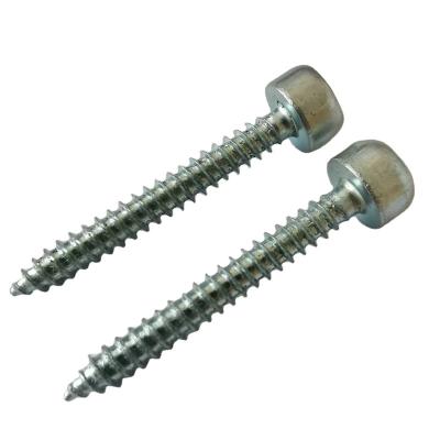 China YZ-S018 Galvanized Socket Head Self Tapping Metal Hexagon Wood Screws 5x40 for sale