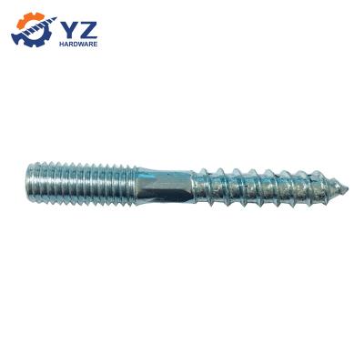 China YZ-B009 Steel Steel Double Wire Head Screw Hanger Bolts Finger Screw for sale