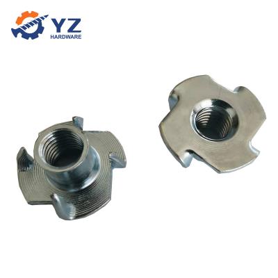 China High Quality General Industry Carbon Steel Four Fork T Nut DIN1624 Fasteners From China for sale