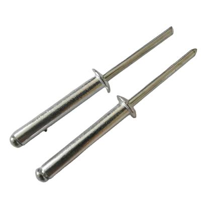 China YZ-R001Din7337 Type Steel Open Domed Head Break Aluminum Steel Steel Rod Blind Rivet for sale