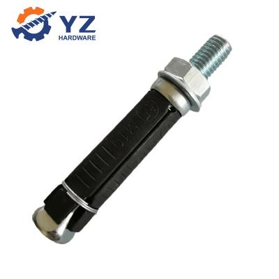 China General Industry 4 PCS Concrete Heavy Duty Wall Square Head Bolt Anchor Shield Square Head Bolt Anchors for sale