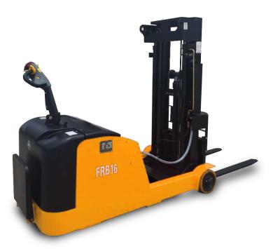 China Standing Counterbalanced Electric Forklift Truck 1000kg Lifting Height 3000mm for Narrow Aisle Handling for sale