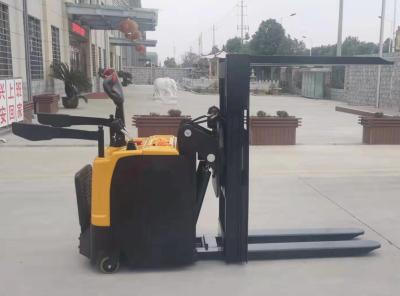 Cina 1500 kg di stacker elettrico rotante con pallet rotator per la movimentazione in magazzino in vendita