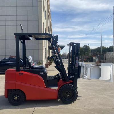 China Factory direct forklift electric 3 ton material handling truck high quality AC battery forklift with paper roll clamps for sale