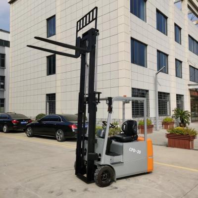 China Front Drive 3 Wheel Electric Forklift KAD 500mm Electric Walkie Pallet Truck for sale