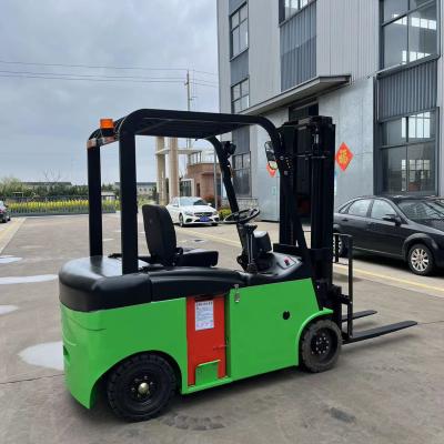 China Large capacity lifting height 3000mm hydraulic counterbalanced solid wheel four wheel electric forklift trucks for sale