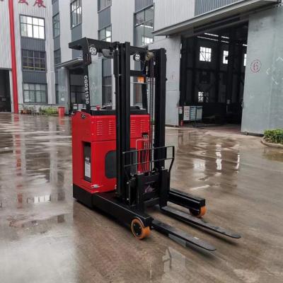 China Hot sale warehouse forklift 1 ton 1.5 ton 2 ton standing electric forklift trucks top quality reach trucks for sale