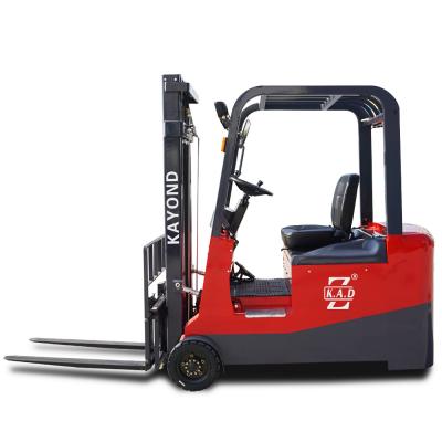 China AC Motor 3 Wheel Electric Forklift 1.5T Electric Walkie Stacker Single And Double Sided Pallets for sale