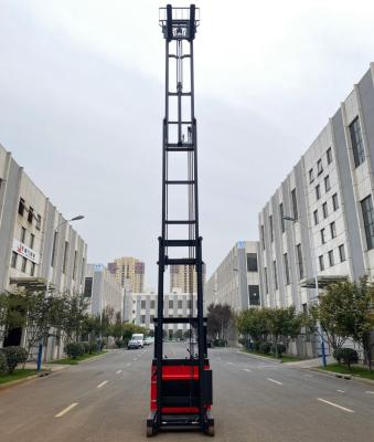 China Seat type for large capacity 6m lifting height reach stacker trucks for sale