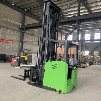 China Narrow Aisle Electric Reach Trucks 1500 Kg 3-Way Electric Reach Trucks 3000mm To 7000mm VNA Forklift Trucks for sale