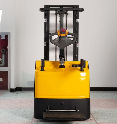 China 1ton 1.5ton Full Electric Pallet Stacker Reach Walkie Stacker 3m CE Approved for sale