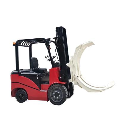 China 1.5 Ton 2 Ton 3 Ton Capacity Hydraulic Electric Forklift with Clamps 4-Wheel Forklift with CE for sale