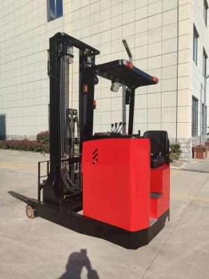 China Sit Down Electric Stand Up Reach Forklift Truck 1.5T With 3m Powerlift Forklifts for sale