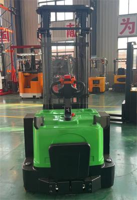 China Triplex Mast 4286lbs Full Electric Stacker Electric Stacker Trucks 5m 1600kg for sale