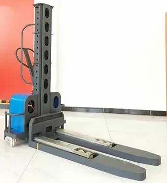 China Lifting 1500mm Portable Stacker 500kg Lightweight Retractable Legs Electric Handling Forklift for sale